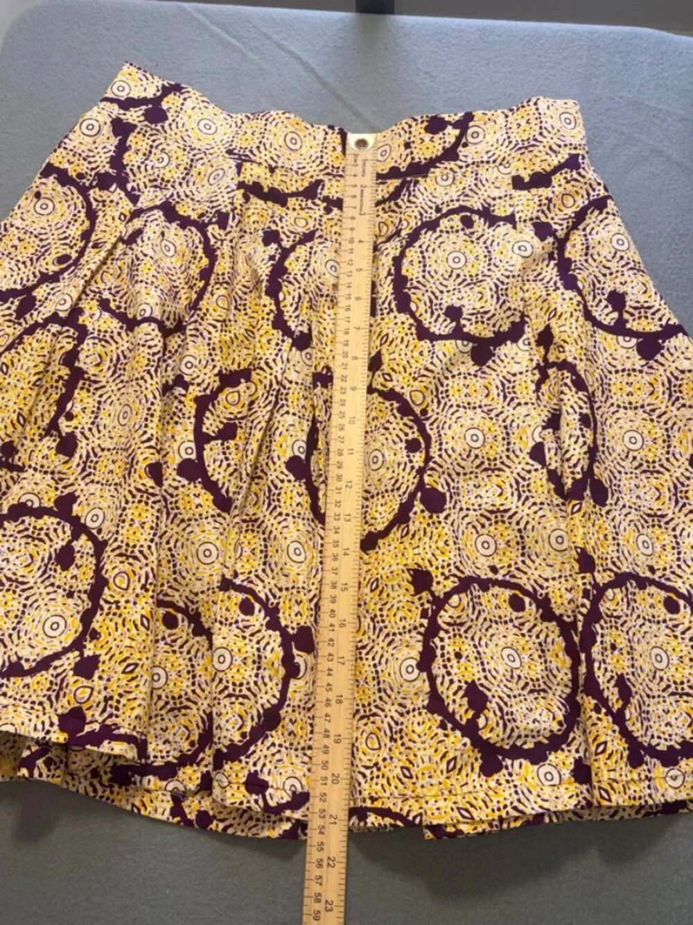 Francis + Benedict 100% Cotton Hand Made in Africa Flowy Printed Skirt size M